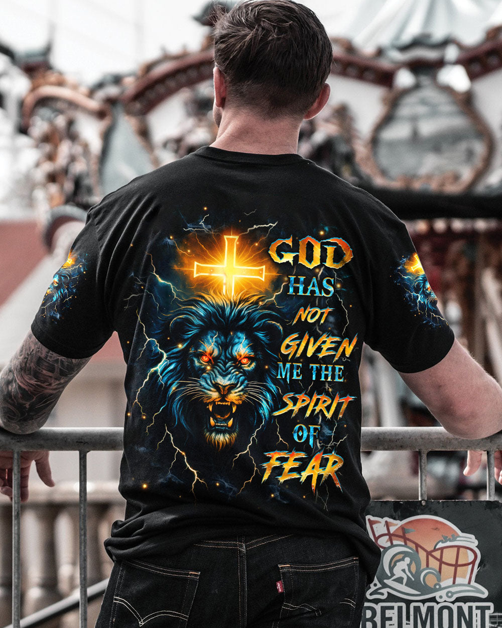 God Has Not Given Me The Spirit Of Fear Men's All Over Print Shirt - Yhhn3007252