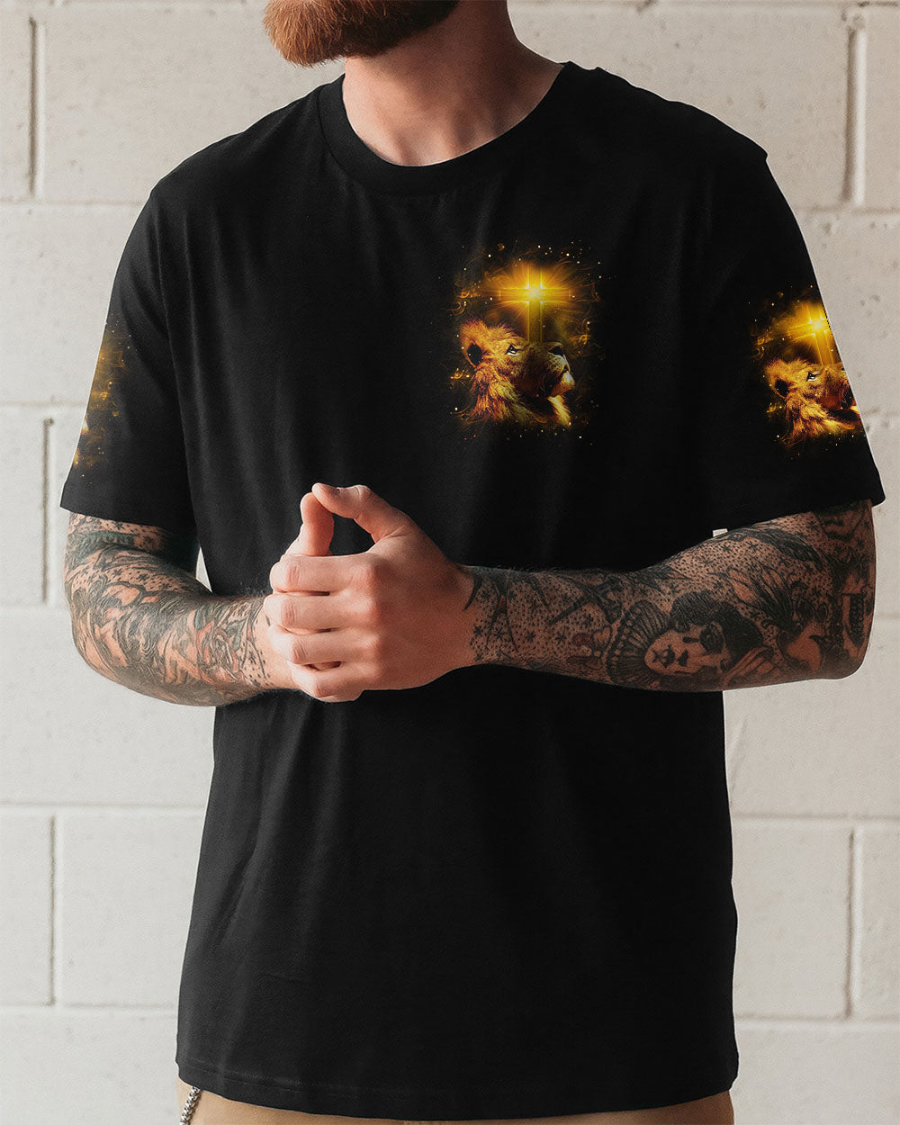 Jesus Dropped The Charges Lion Men's All Over Print Shirt - Yhhn3110252