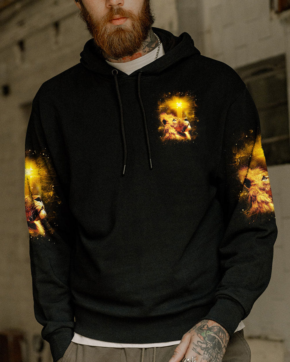 Jesus Dropped The Charges Lion Men's All Over Print Shirt - Yhhn3110252