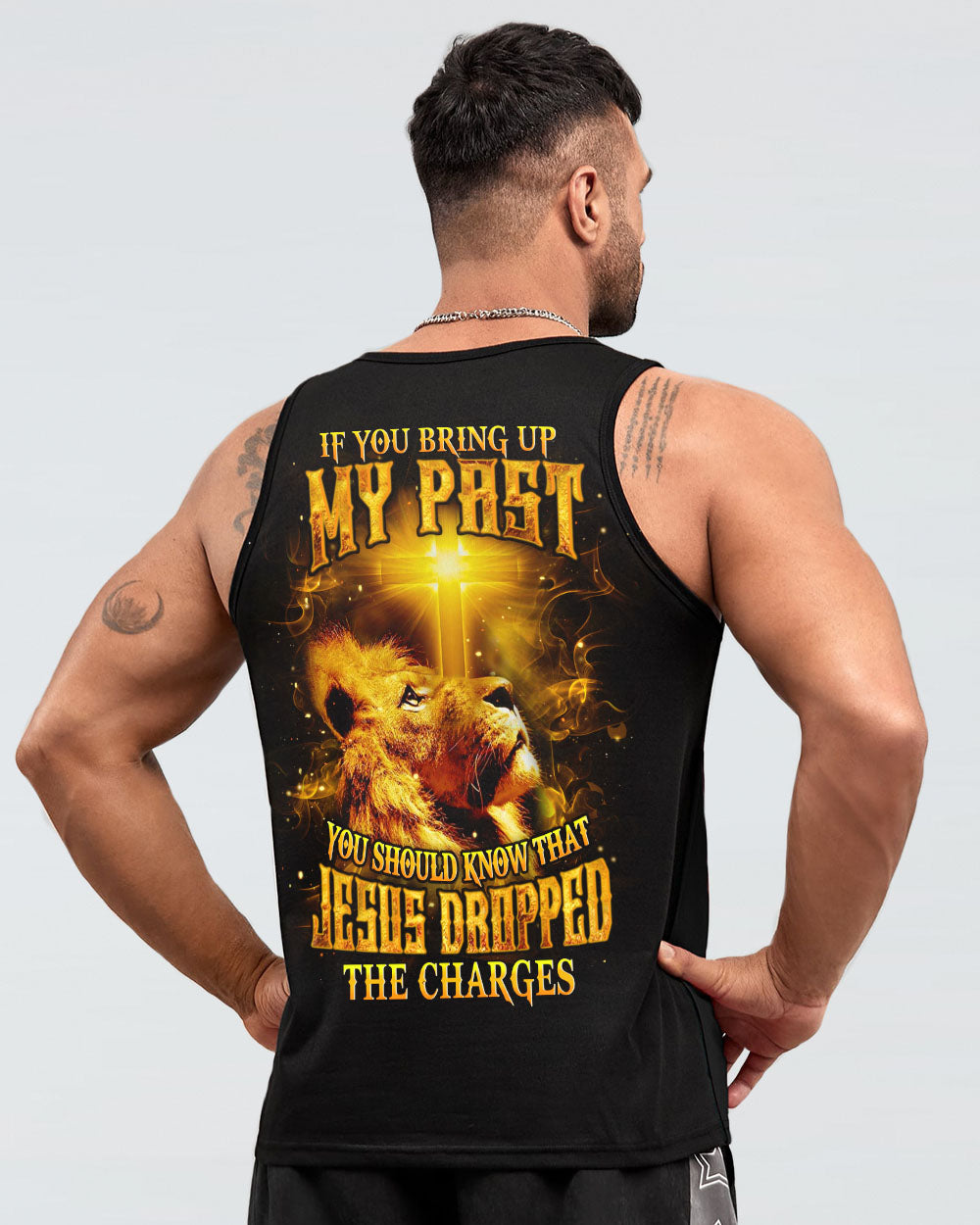 Jesus Dropped The Charges Lion Men's All Over Print Shirt - Yhhn3110252