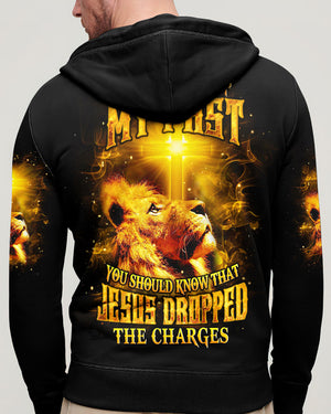 Jesus Dropped The Charges Lion Men's All Over Print Shirt - Yhhn3110252