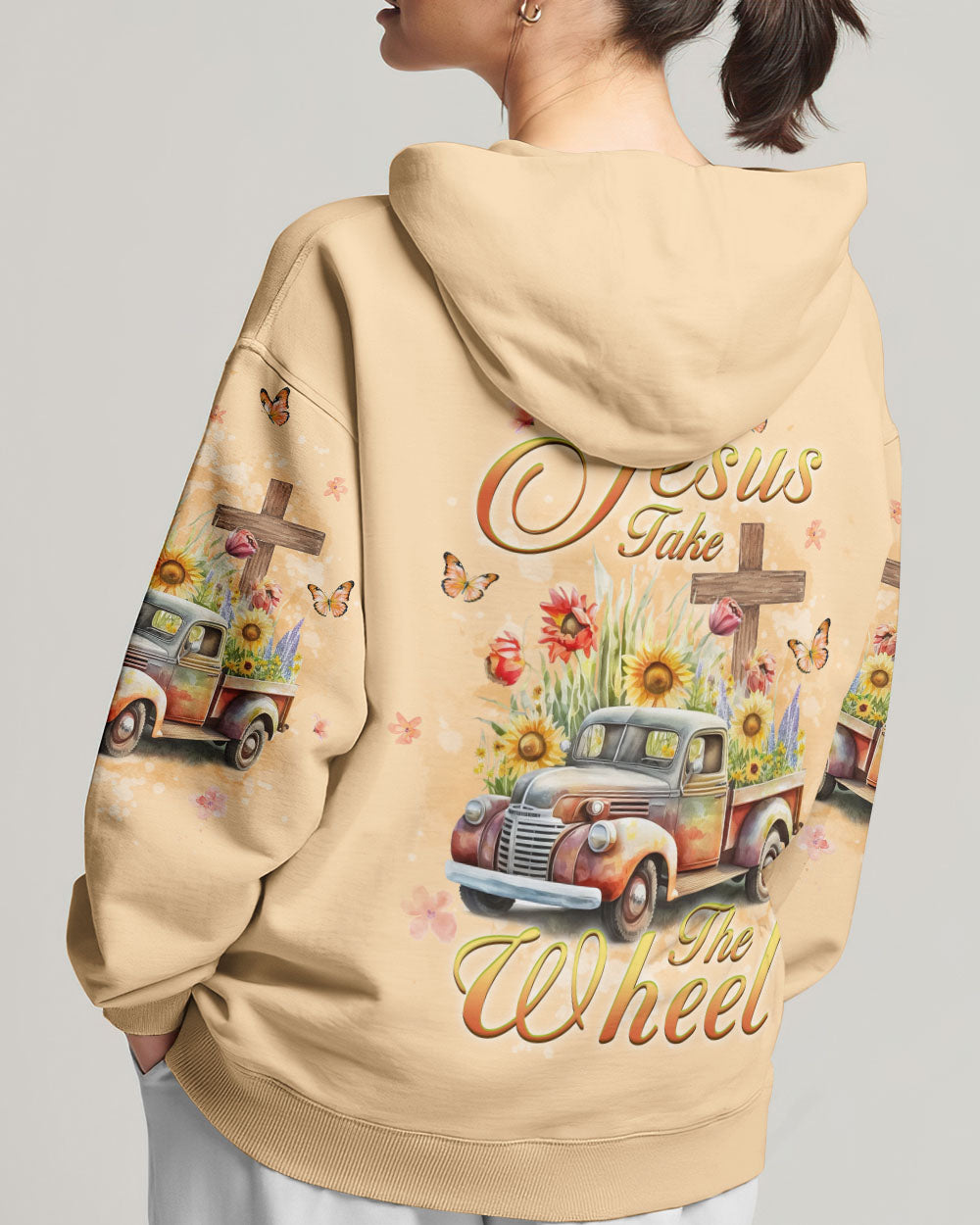 Jesus Take The Wheel Women's All Over Print Shirt - Yhkd1512233