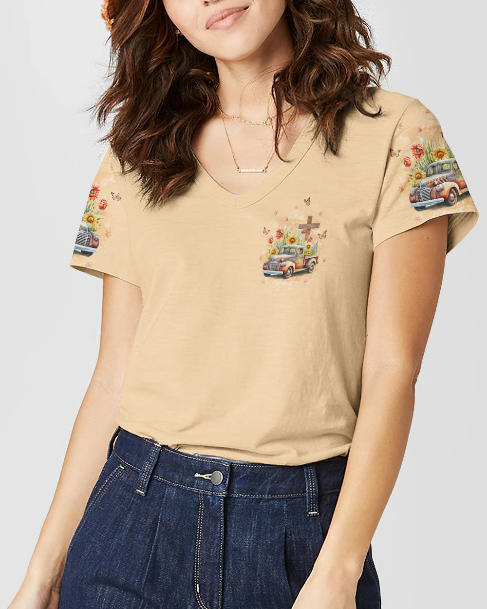 Jesus Take The Wheel Women's All Over Print Shirt - Yhkd1512233