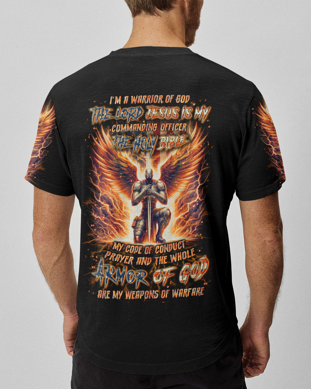 I'm A Warrior Of God Men's All Over Print Shirt - Yhln0104241