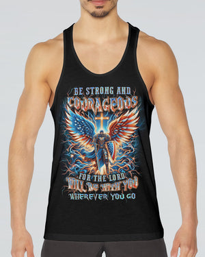 Be Strong And Courageous Men's All Over Print Shirt - Yhln0205242