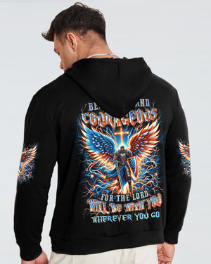 Be Strong And Courageous Men's All Over Print Shirt - Yhln0205242