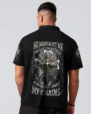 He Brought Me Out Of Darkness Men's All Over Print Shirt - Yhln0304253