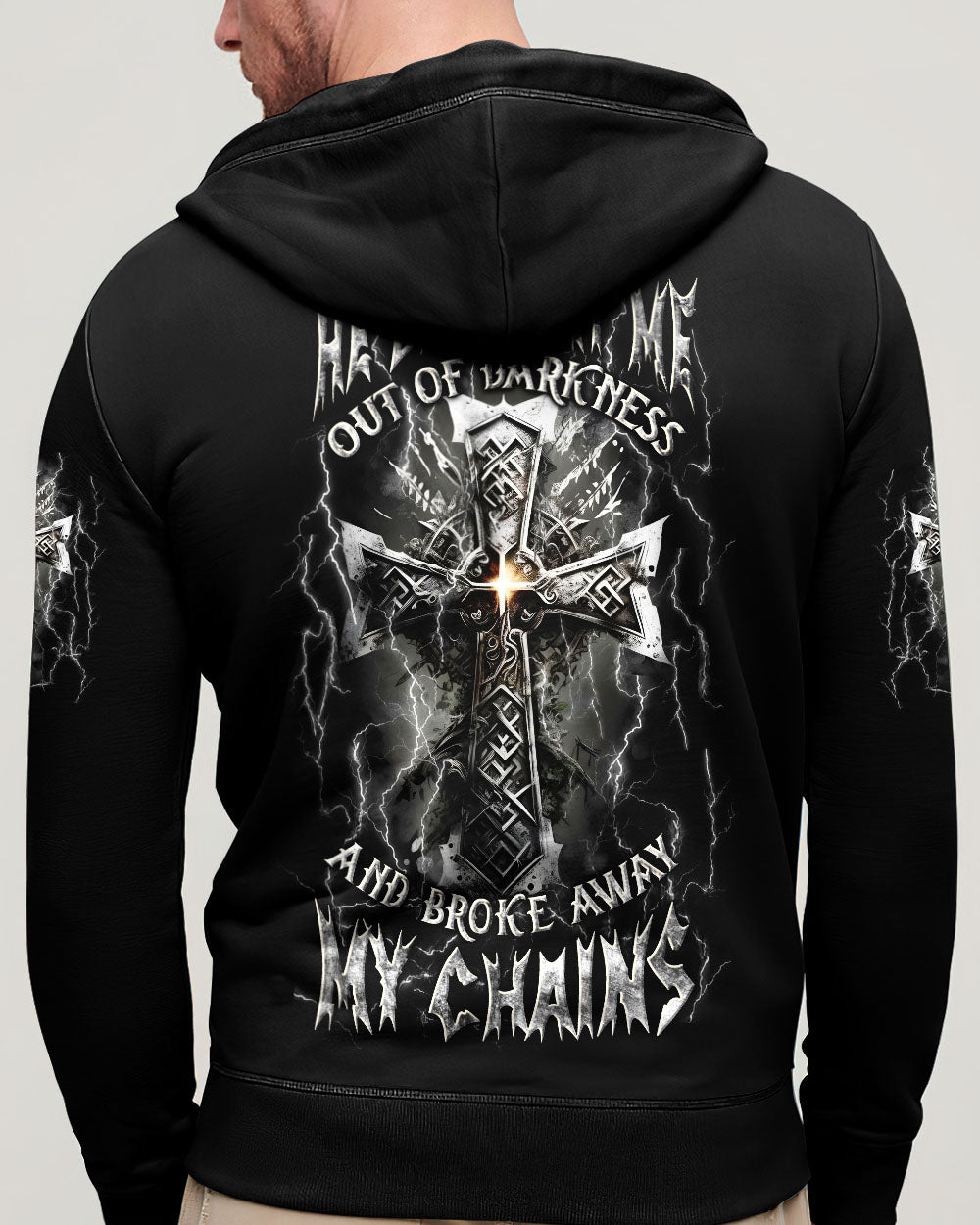 He Brought Me Out Of Darkness Men's All Over Print Shirt - Yhln0304253