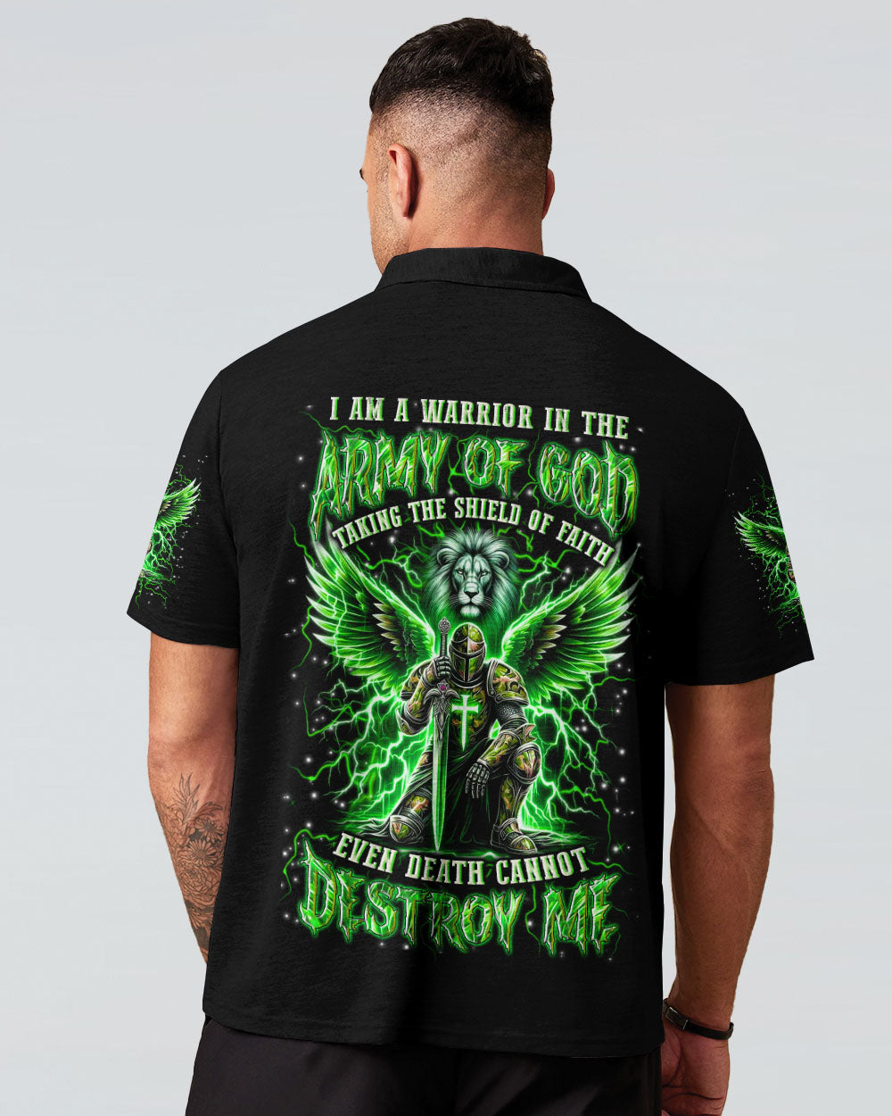 I Am A Warrior In The Army Of God Men's All Over Print Shirt - Yhln0312244