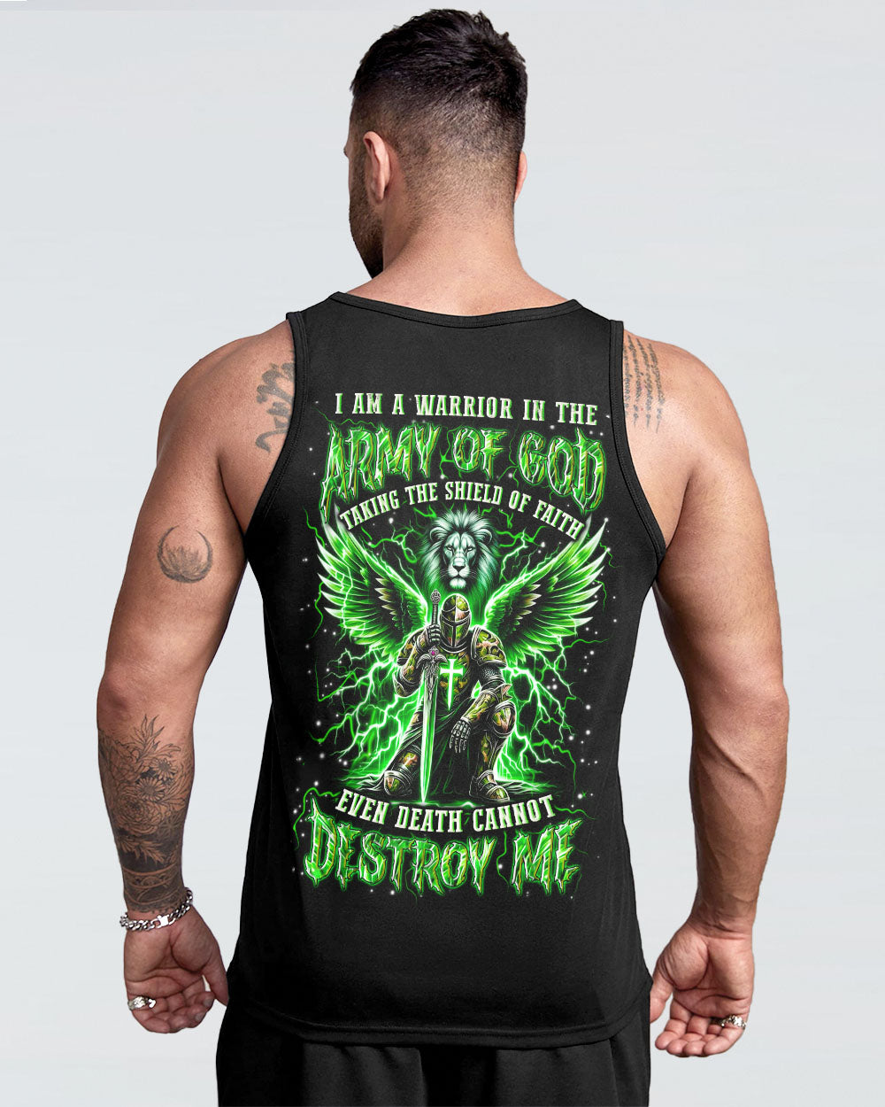 I Am A Warrior In The Army Of God Men's All Over Print Shirt - Yhln0312244