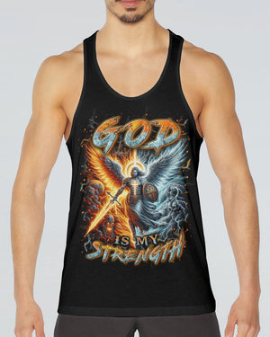 God Is My Strength Men's All Over Print Shirt - Yhln0403242