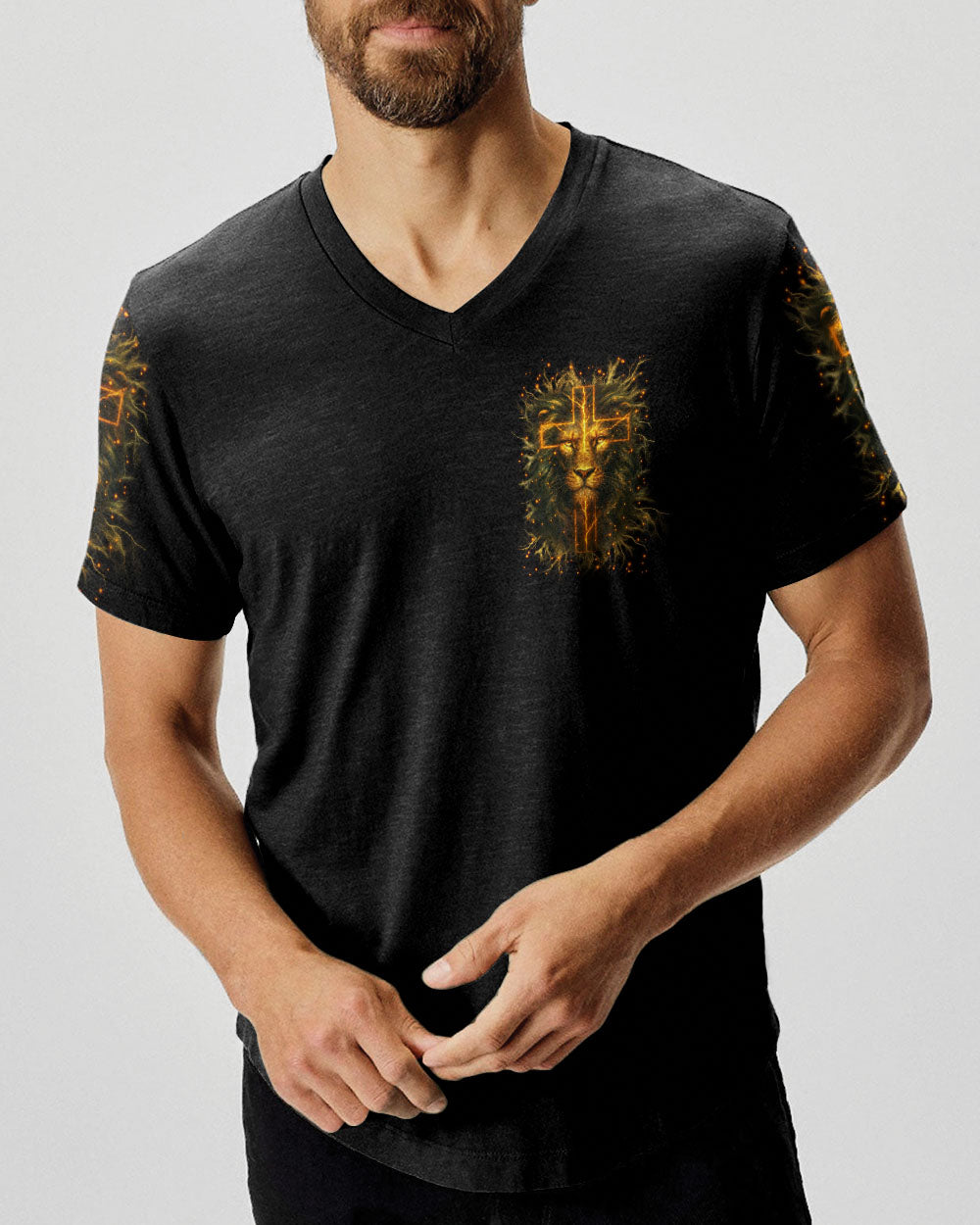Way Maker Miracle Worker Cross Lion Men's All Over Print Shirt - Yhln0809252