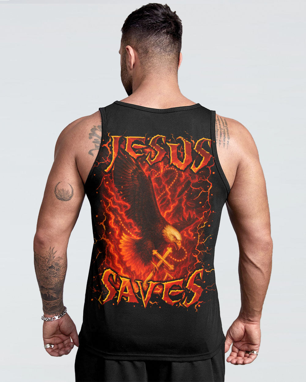 Jesus Saves Men's All Over Print Shirt - Yhln0906254