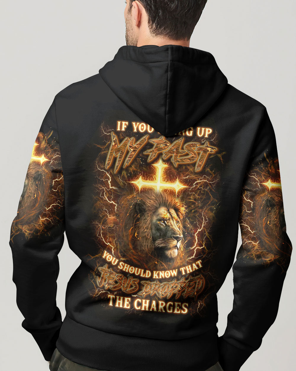 Jesus Dropped The Charges Lion Men's All Over Print Shirt - Yhln1005242