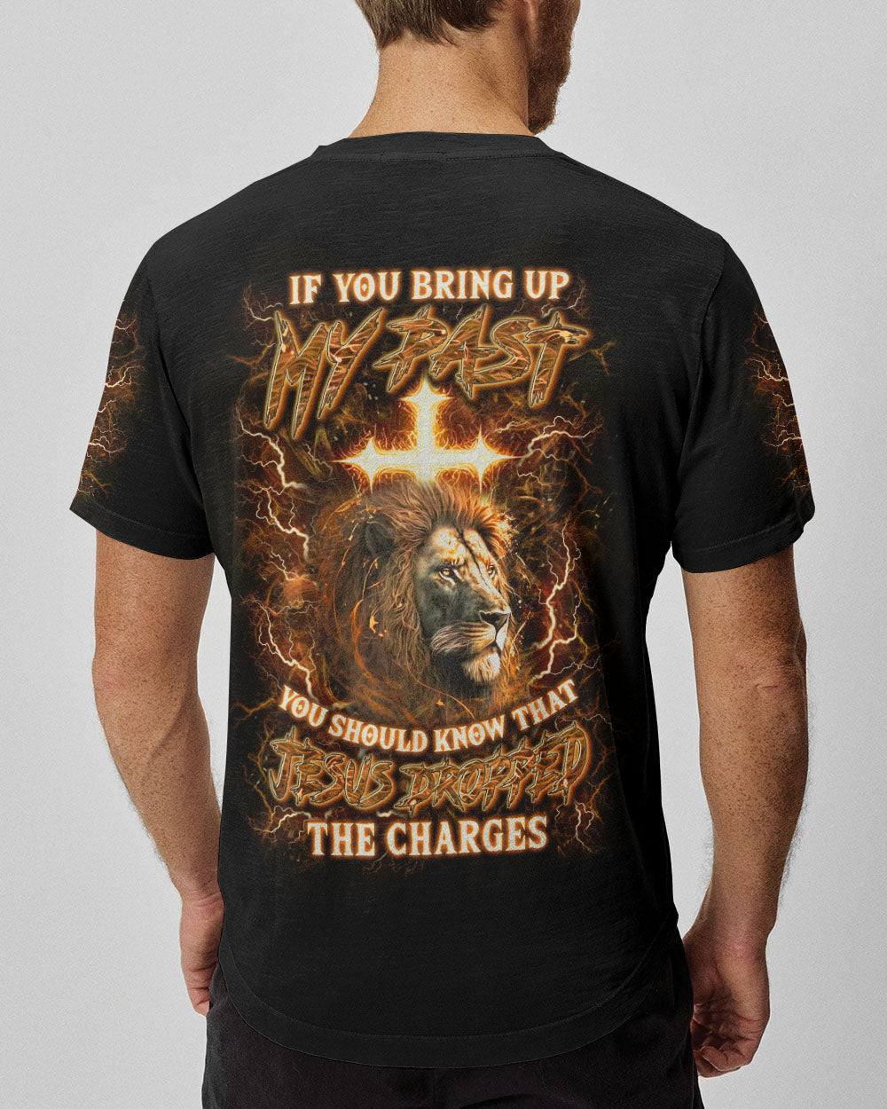 Jesus Dropped The Charges Lion Men's All Over Print Shirt - Yhln1005242