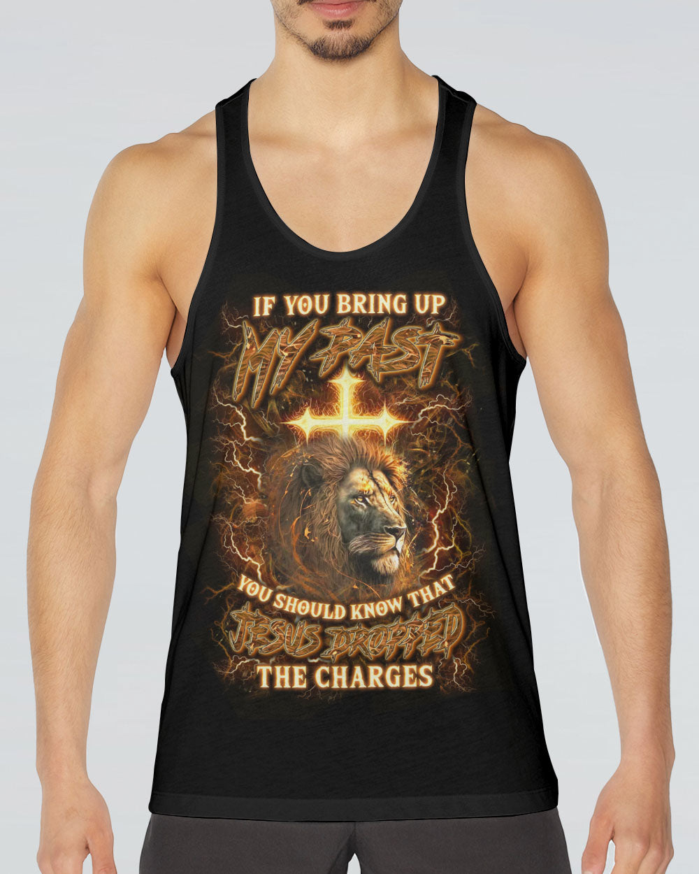 Jesus Dropped The Charges Lion Men's All Over Print Shirt - Yhln1005242