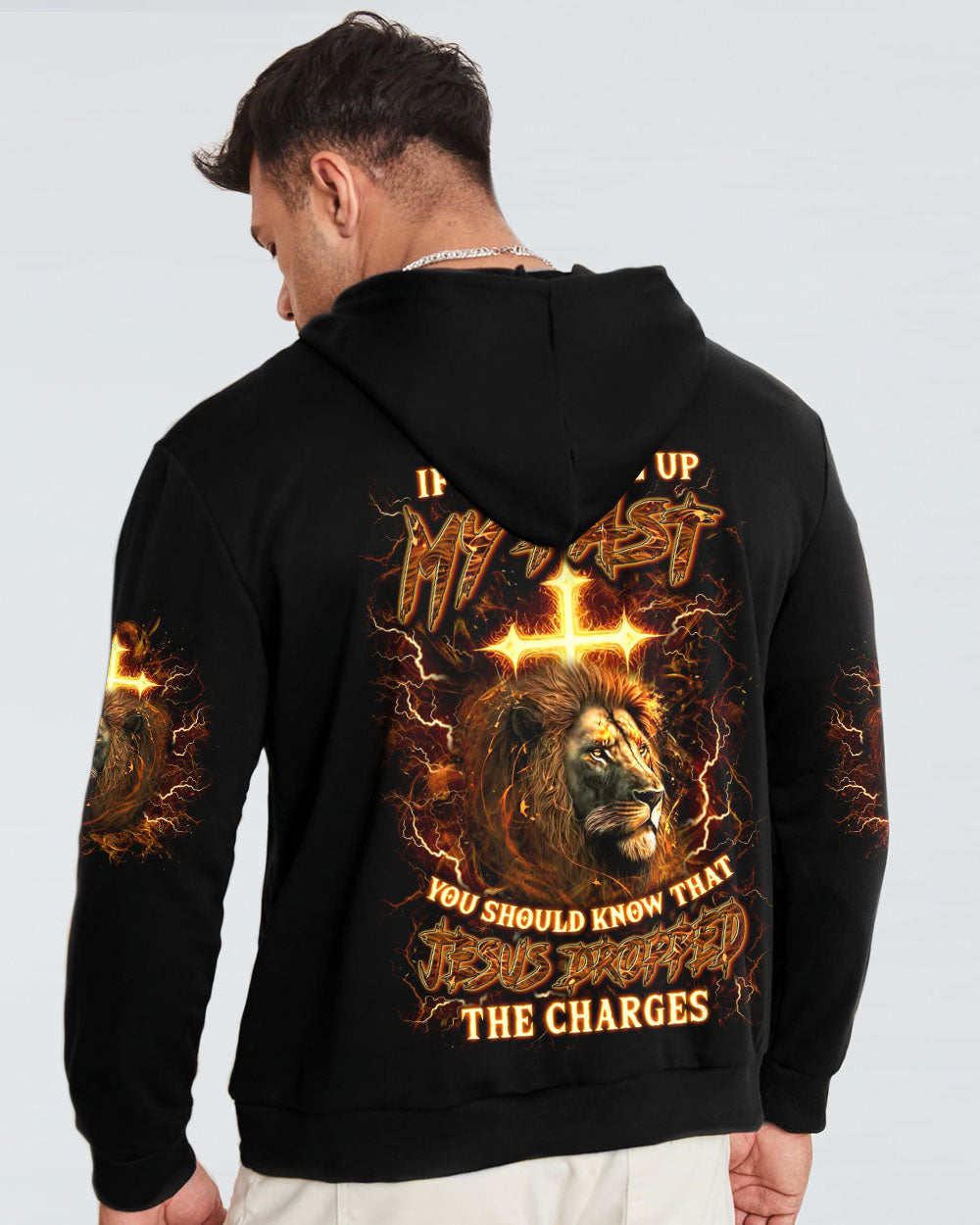 Jesus Dropped The Charges Lion Men's All Over Print Shirt - Yhln1005242