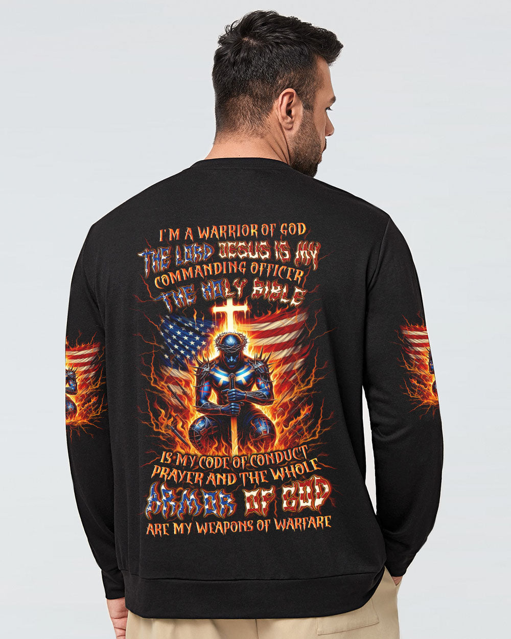 I'm A Warrior Of God Men's All Over Print Shirt - Yhln1006244