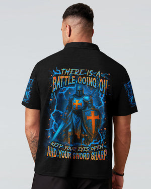 Keep Your Eyes Open And Your Sword Sharp Men's All Over Print Shirt - Yhln1007253