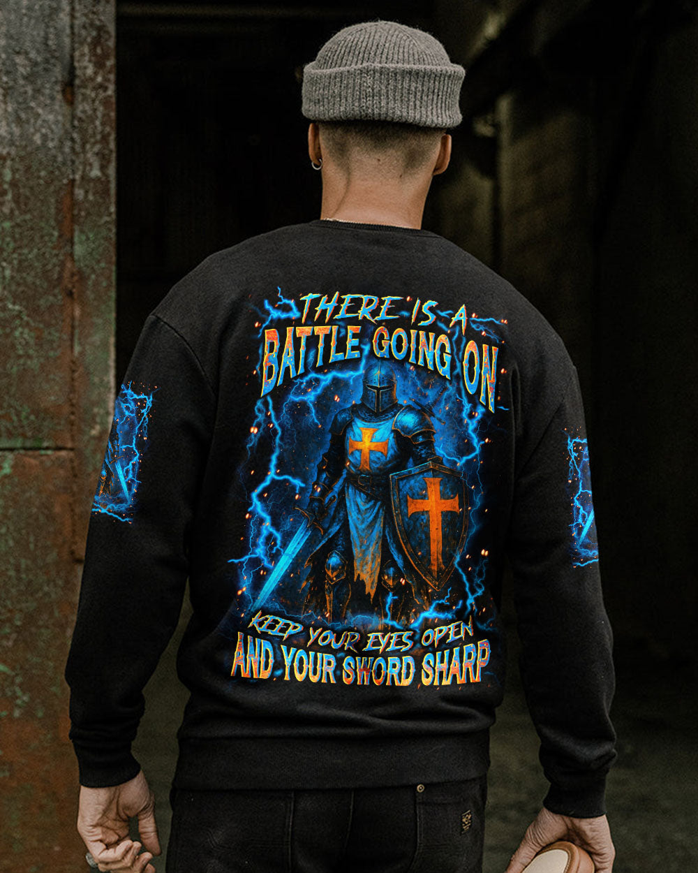 Keep Your Eyes Open And Your Sword Sharp Men's All Over Print Shirt - Yhln1007253