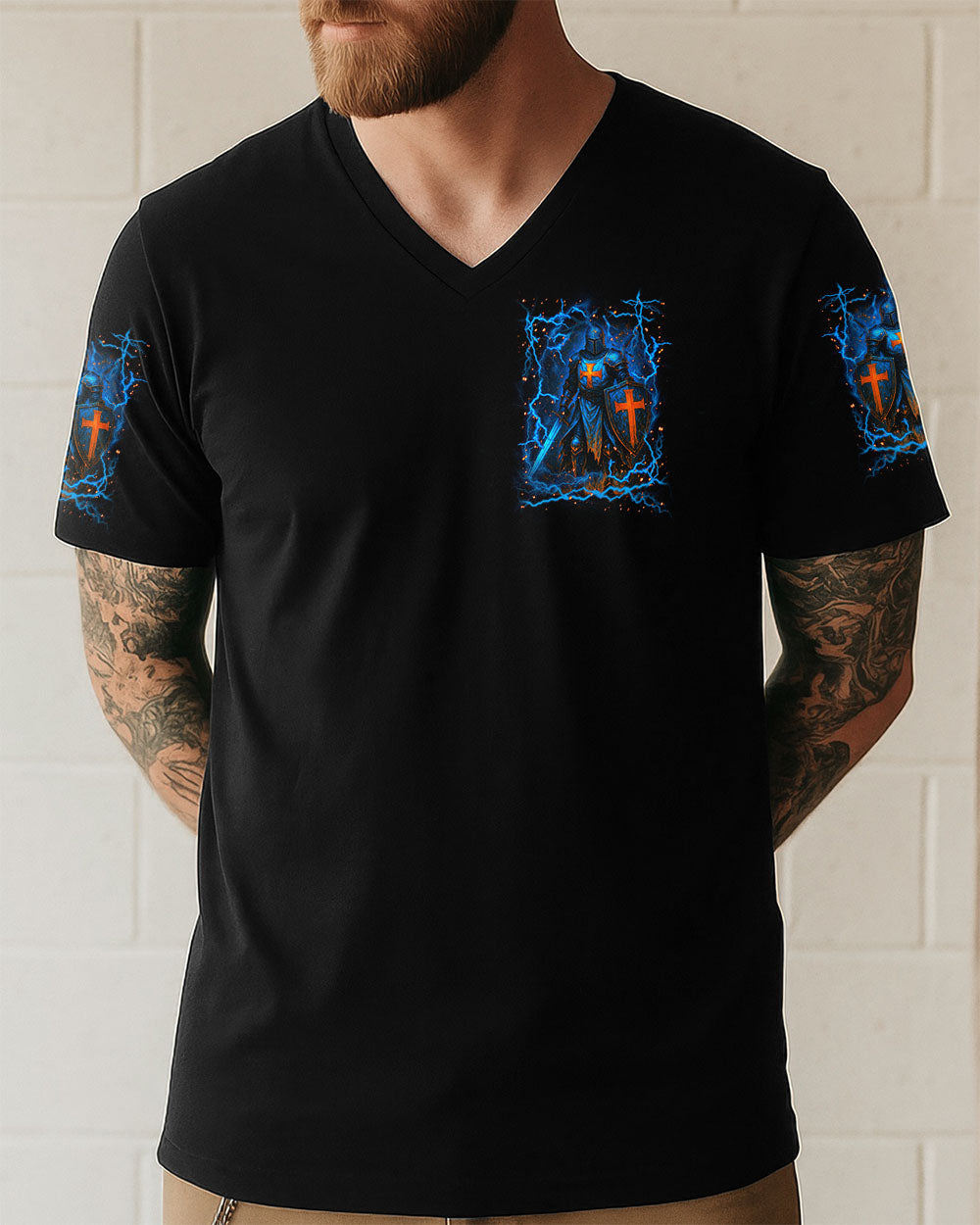 Keep Your Eyes Open And Your Sword Sharp Men's All Over Print Shirt - Yhln1007253