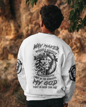 Way Maker Miracle Worker Jeus Cross Lion Men's All Over Print Shirt - Yhln1104244