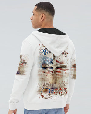 Stand For The Flag Kneel For The Cross Men's All Over Print Shirt - Yhln1206241