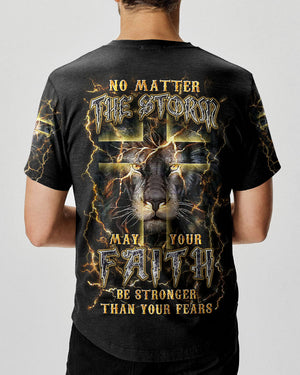 No Matter The Storm Men's All Over Print Shirt - Yhln1209253