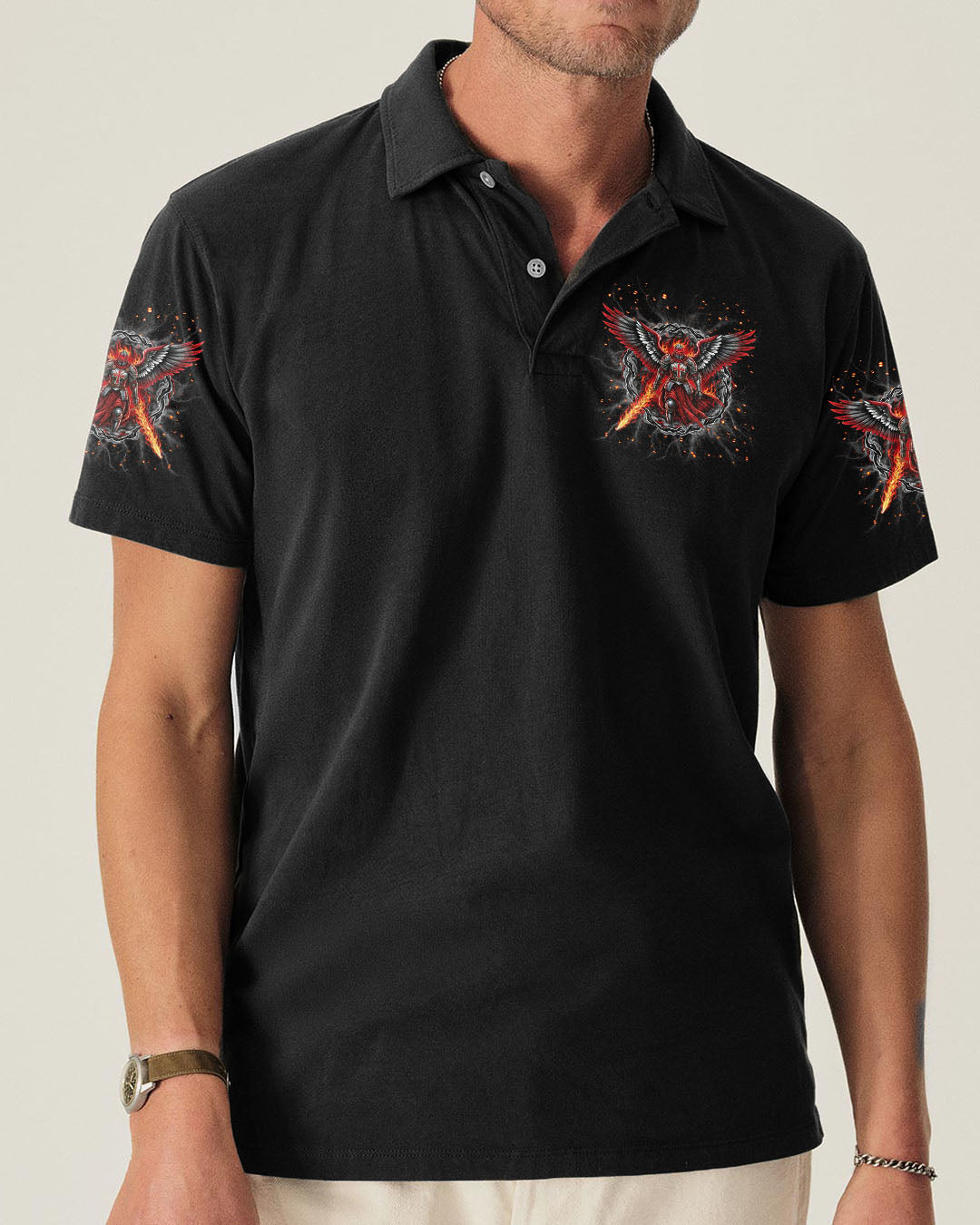 I Will Fear No Evil Warrior Men's All Over Print Shirt - Yhln1211252