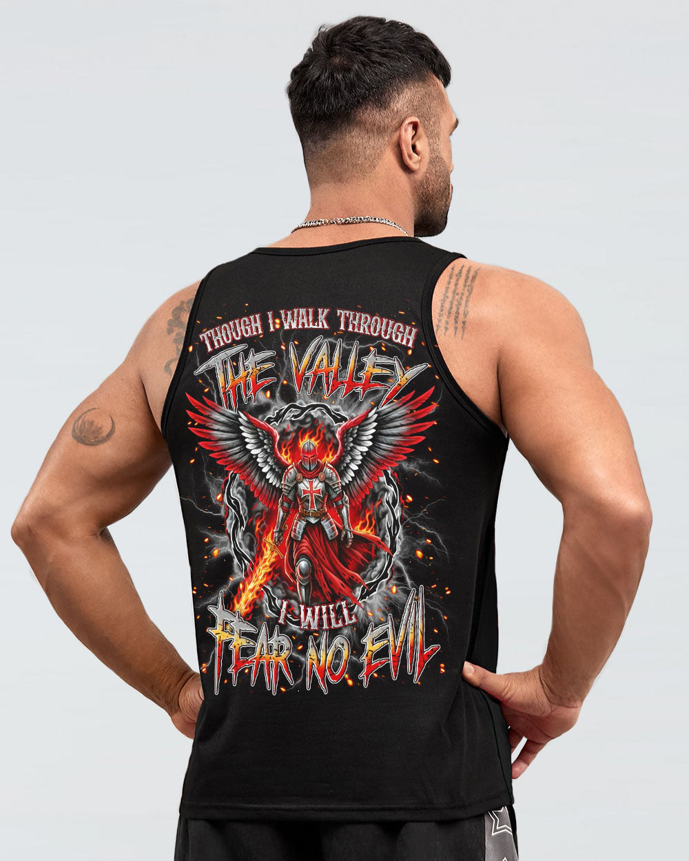I Will Fear No Evil Warrior Men's All Over Print Shirt - Yhln1211252