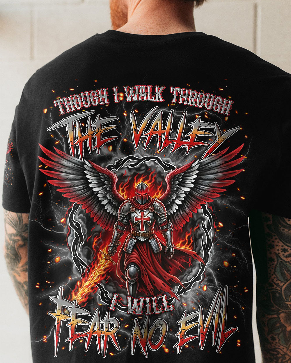 I Will Fear No Evil Warrior Men's All Over Print Shirt - Yhln1211252