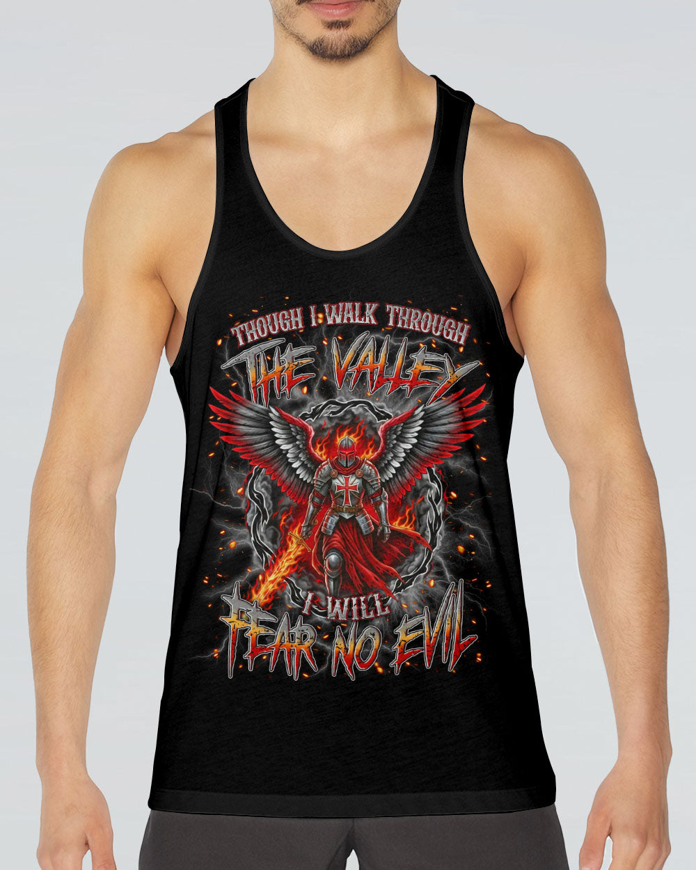 I Will Fear No Evil Warrior Men's All Over Print Shirt - Yhln1211252