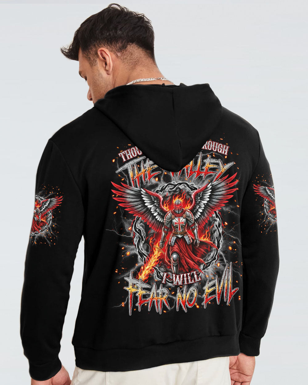 I Will Fear No Evil Warrior Men's All Over Print Shirt - Yhln1211252