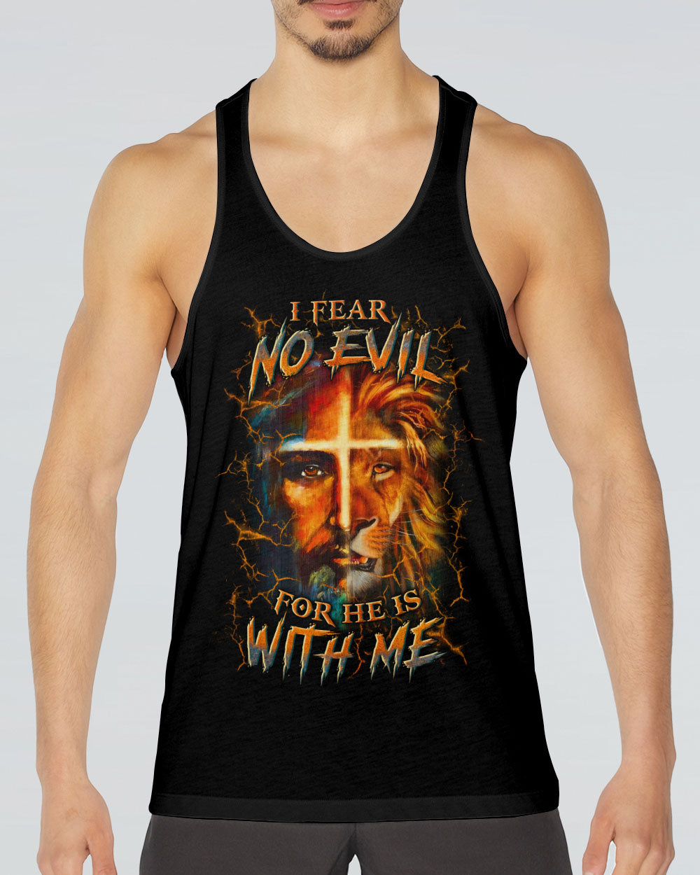 I Fear No Evil For He Is With Me Men's All Over Print Shirt - Yhln1302251