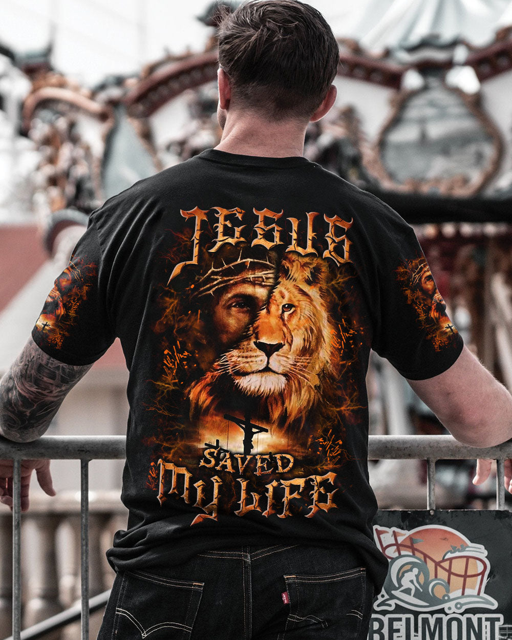Jesus Saved My Life Men's All Over Print Shirt - Yhln1309242