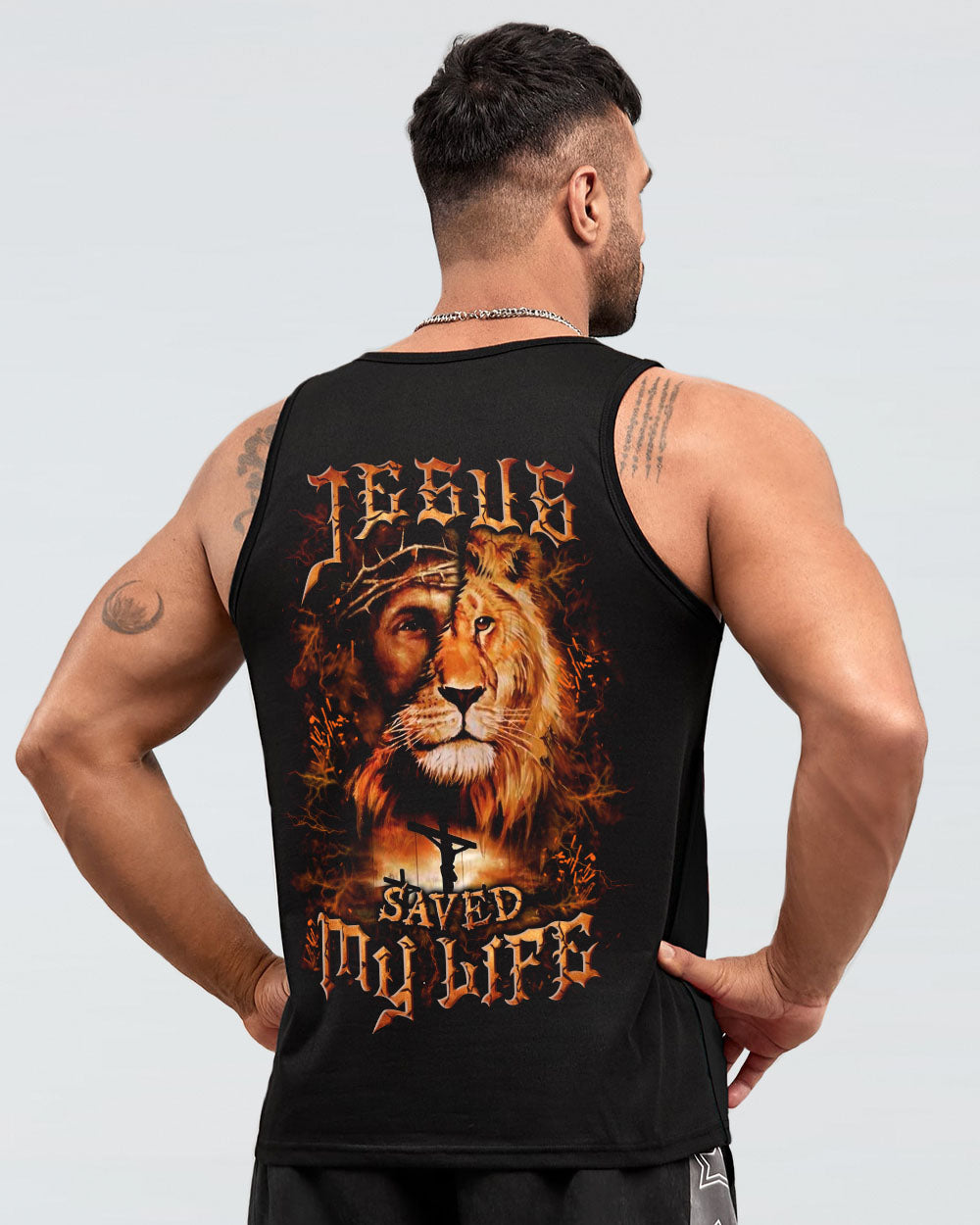 Jesus Saved My Life Men's All Over Print Shirt - Yhln1309242