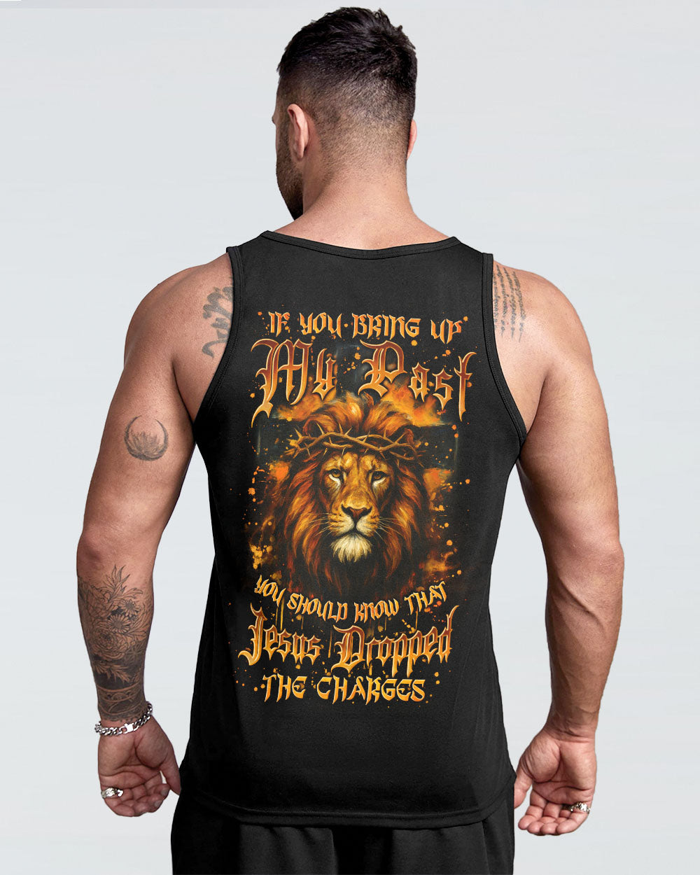 Jesus Dropped The Charges Lion Men's All Over Print Shirt - Yhln1405253