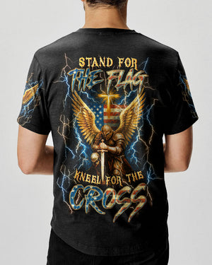 Stand For The Flag Kneel For The Cross Men's All Over Print Shirt - Yhln1504253