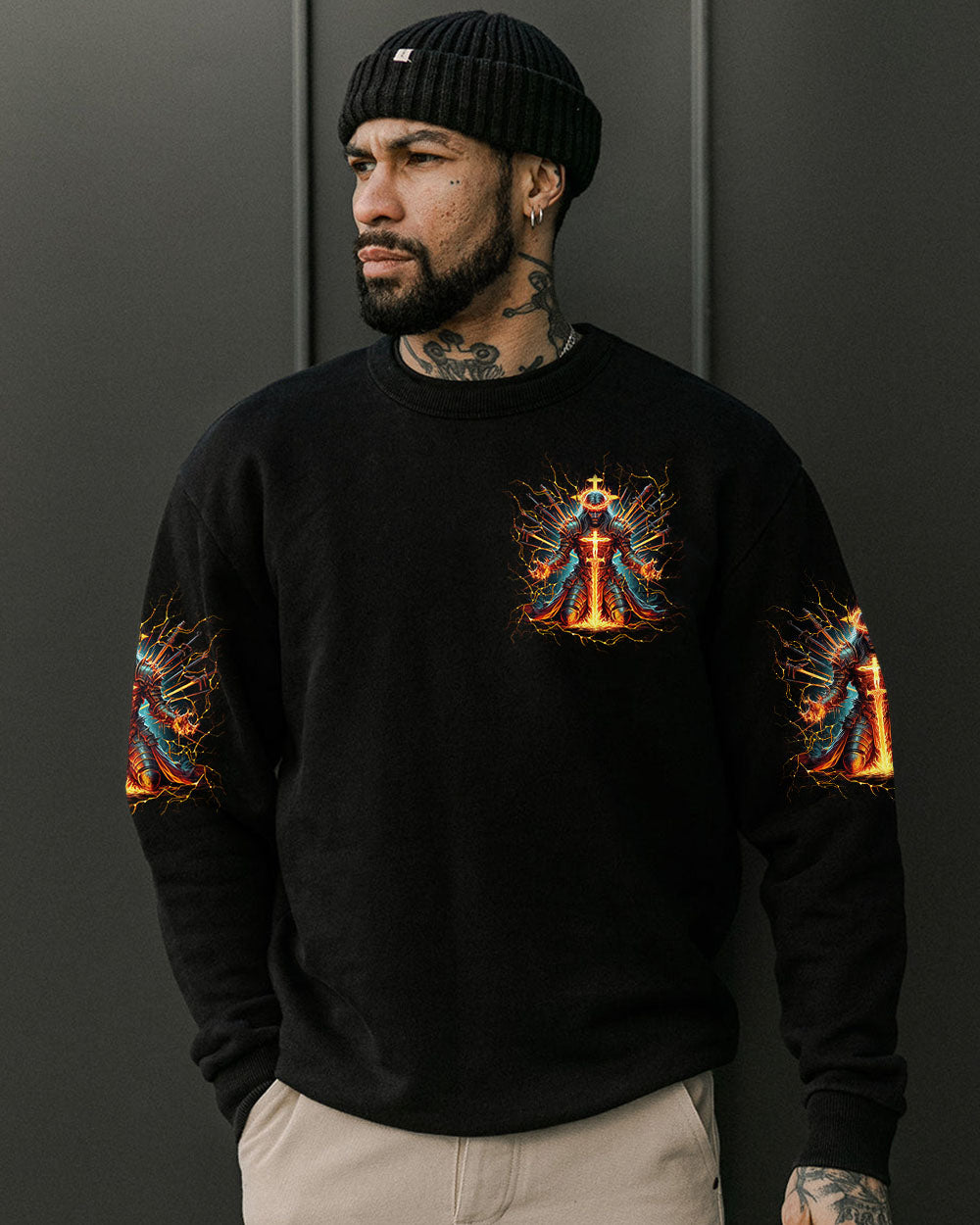 The Devil Caught Me With My Head Down Men's All Over Print Shirt - Yhln1505244
