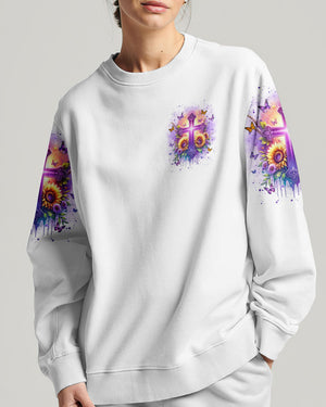 When God Steps In Miracles Happen Women's All Over Print Shirt - Yhln1706243