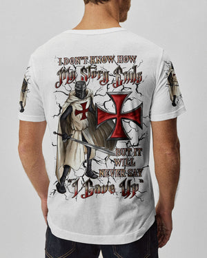 I Don't Know How My Story Ends Warrior Men's All Over Print Shirt - Yhln1707253