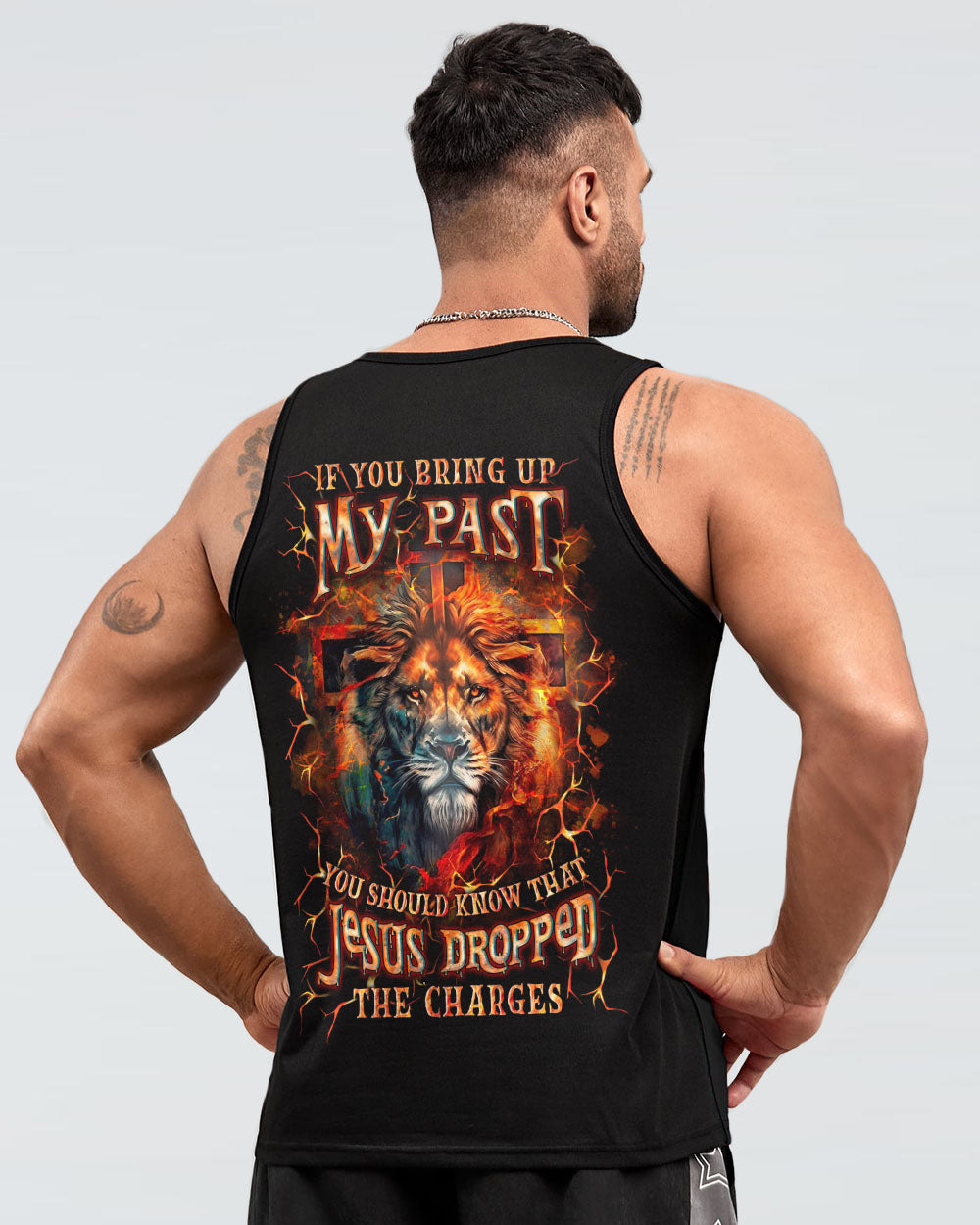 Jesus Dropped The Charges Lion Men's All Over Print Shirt - Yhln1806242