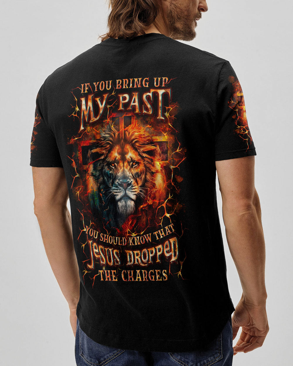 Jesus Dropped The Charges Lion Men's All Over Print Shirt - Yhln1806242
