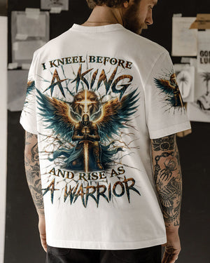 I Kneel Before The King And Rise As A Warrior Men's All Over Print Shirt - Yhln1902252