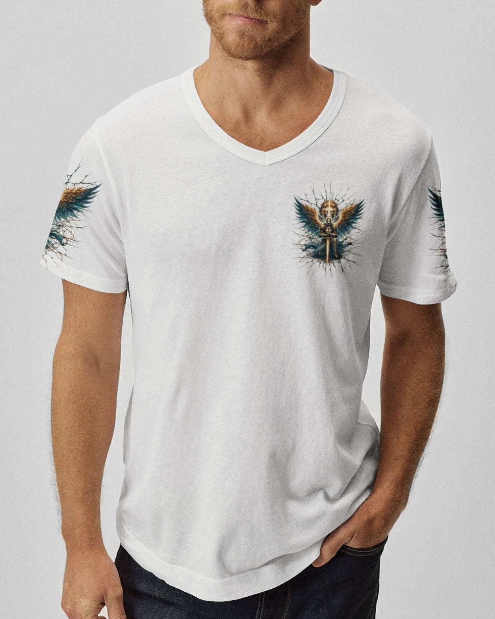 I Kneel Before The King And Rise As A Warrior Men's All Over Print Shirt - Yhln1902252