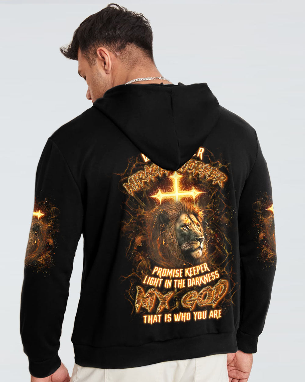 Way Maker Miracle Worker Cross Lion Men's All Over Print Shirt - Yhln1903244