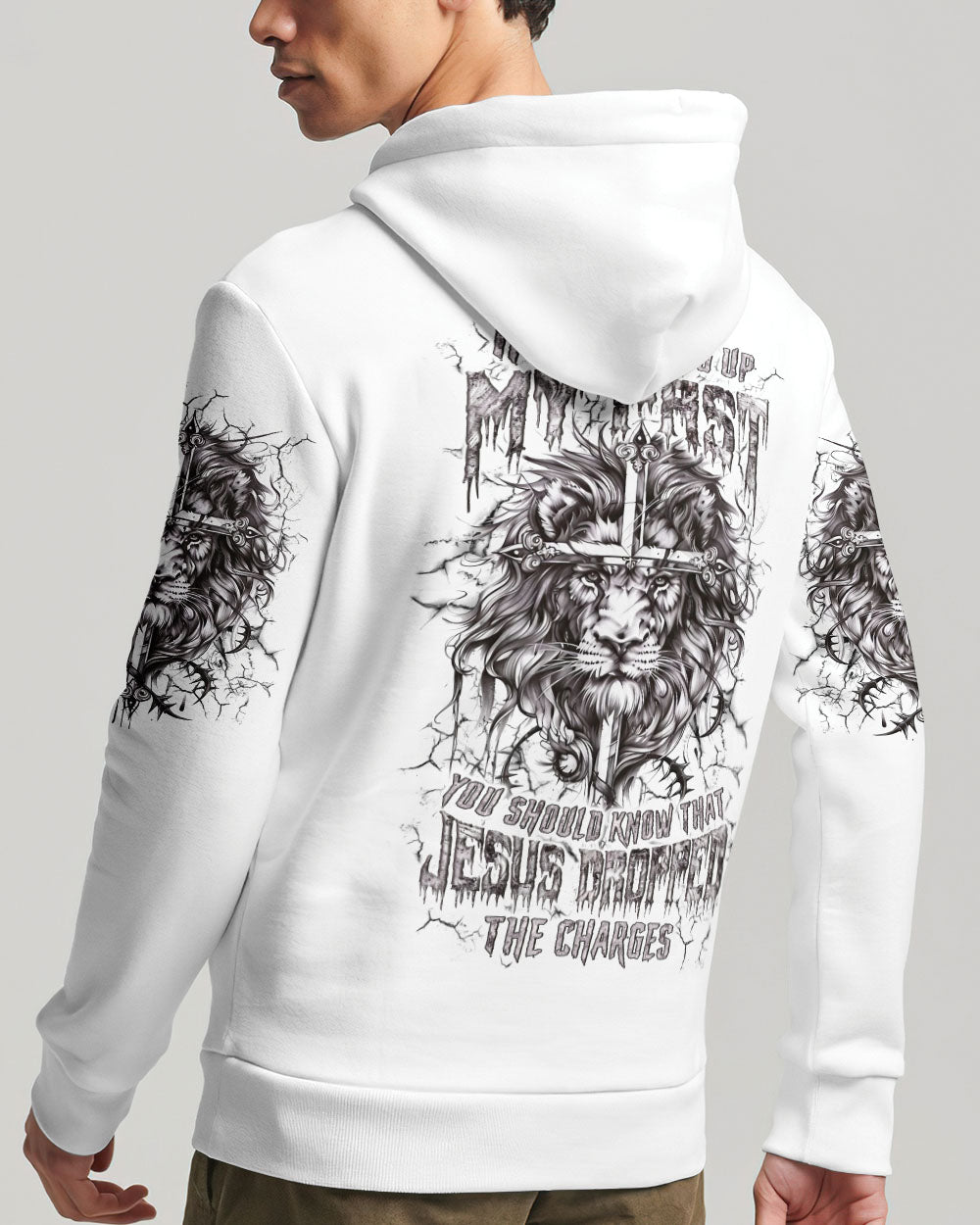 Jesus Dropped The Charges Lion Men's All Over Print Shirt - Yhln1907243