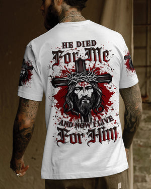 He Died For Me Men's All Over Print Shirt - Yhln2103254