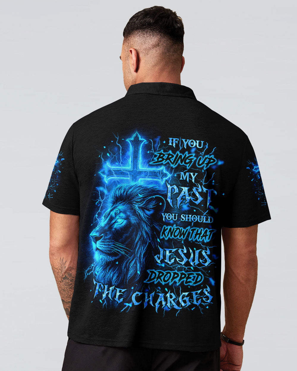 Jesus Dropped The Charges Lion Men's All Over Print Shirt - Yhln2207251