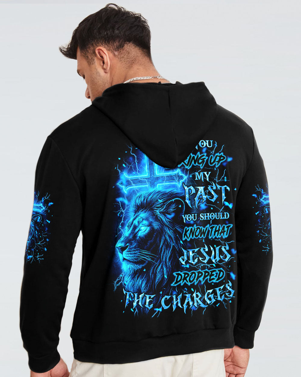 Jesus Dropped The Charges Lion Men's All Over Print Shirt - Yhln2207251
